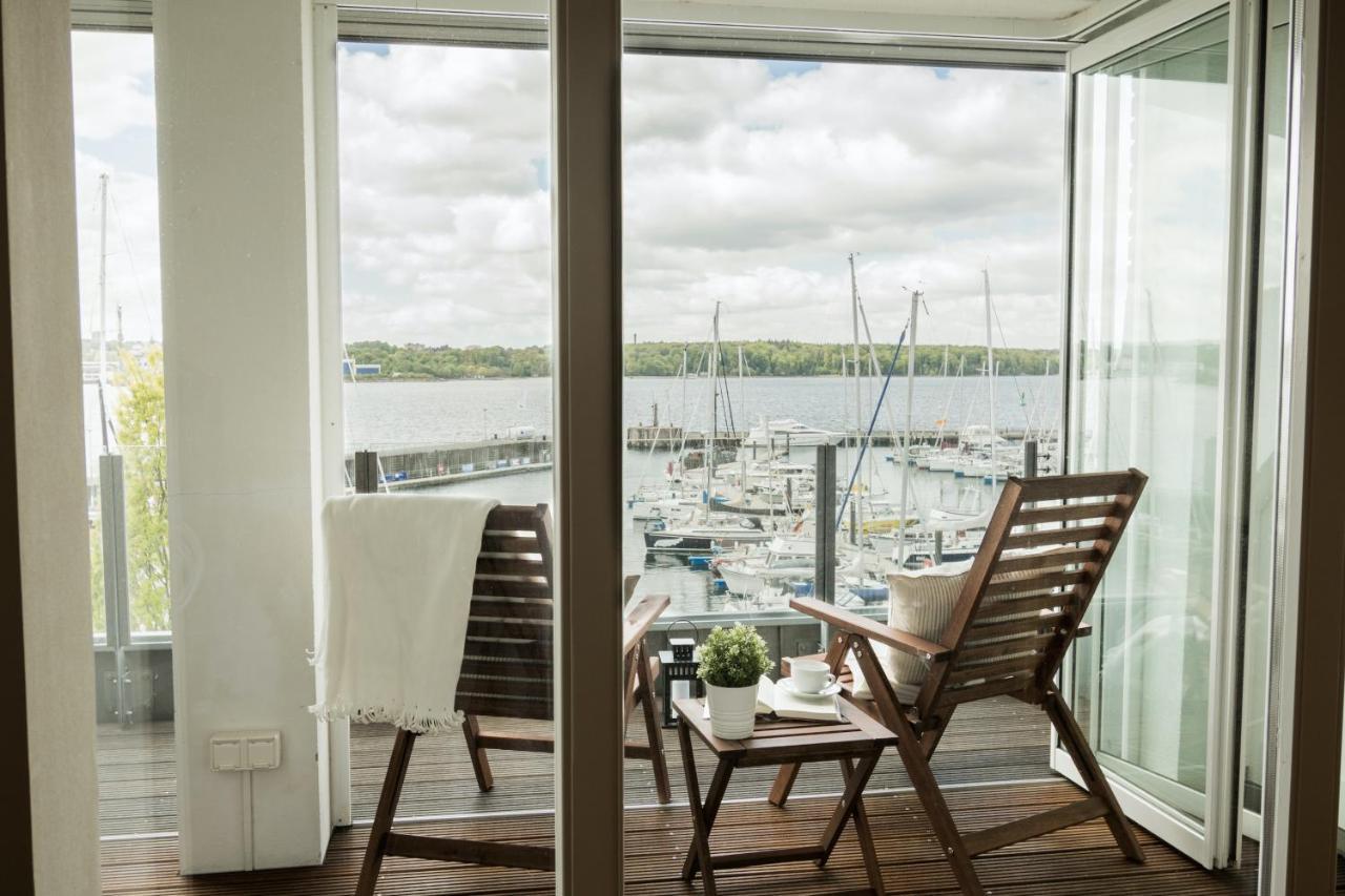 Fewo1846 - Baltic Lodge - Komfortable Maisonettewohnung Mit 3 Schlafzimmern, Balkon Und Blick Auf Die Marina Sonwik Flensborg Eksteriør billede