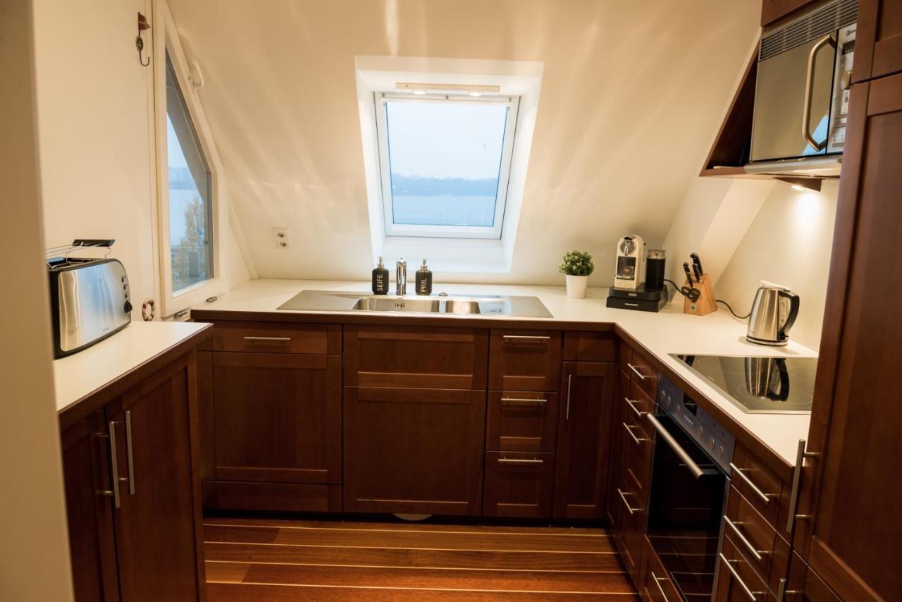Fewo1846 - Baltic Lodge - Komfortable Maisonettewohnung Mit 3 Schlafzimmern, Balkon Und Blick Auf Die Marina Sonwik Flensborg Eksteriør billede