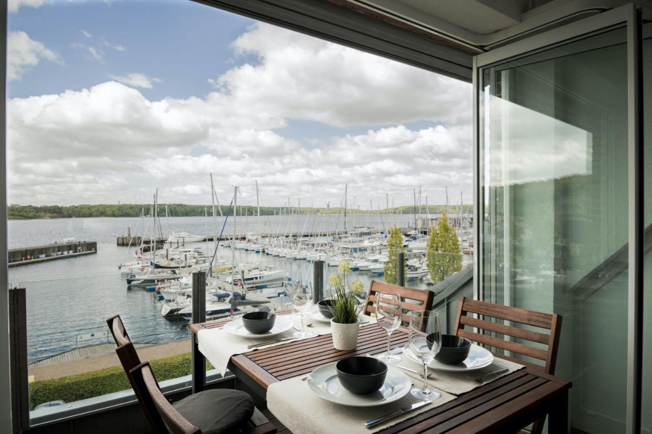 Fewo1846 - Baltic Lodge - Komfortable Maisonettewohnung Mit 3 Schlafzimmern, Balkon Und Blick Auf Die Marina Sonwik Flensborg Eksteriør billede