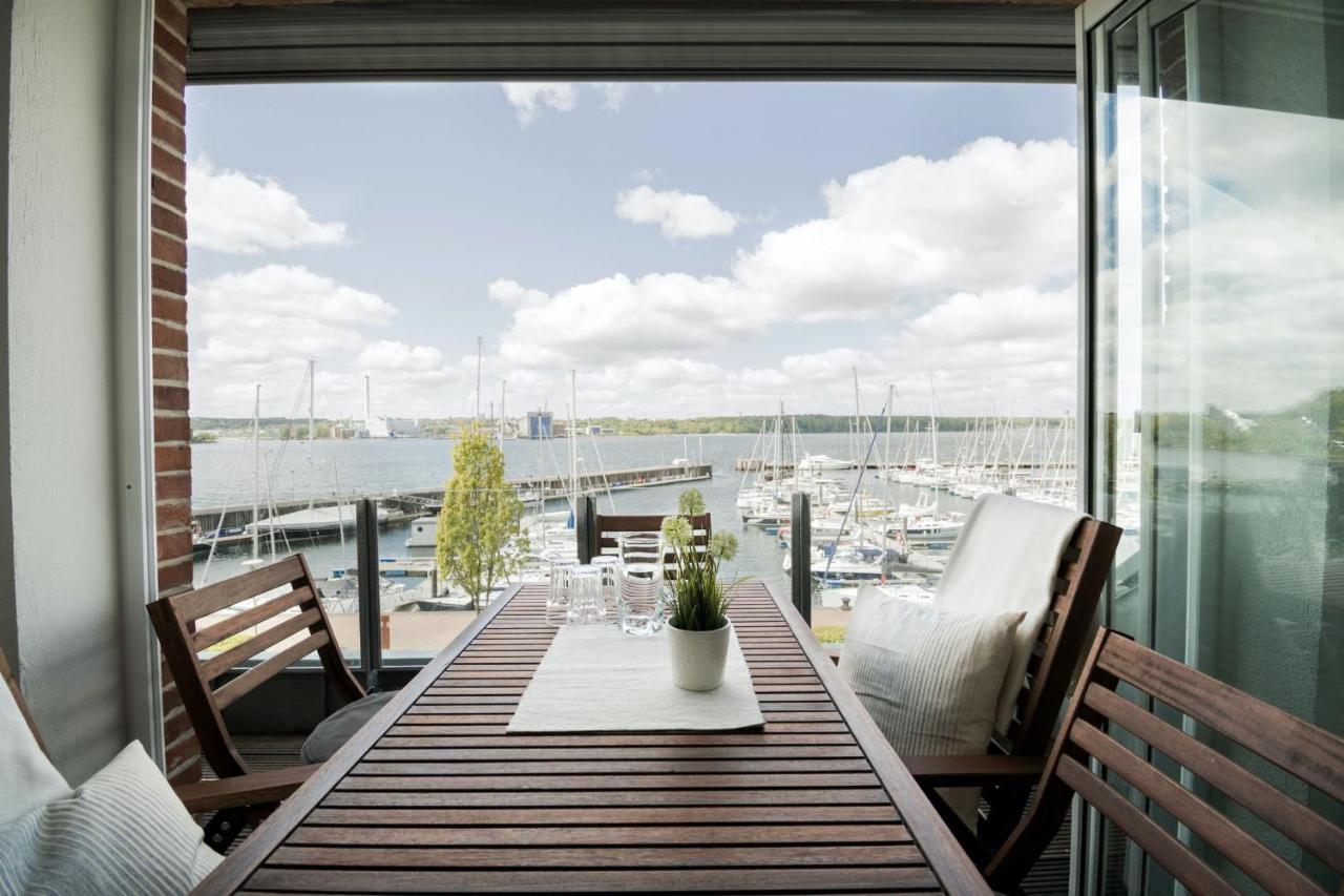 Fewo1846 - Baltic Lodge - Komfortable Maisonettewohnung Mit 3 Schlafzimmern, Balkon Und Blick Auf Die Marina Sonwik Flensborg Eksteriør billede